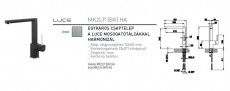 Hotpoint Ariston MK2LP (BK) HA gr&aacute;nit csaptelep Konyhai term&eacute;kek - Mosogat&oacute; - Mosogat&oacute; csaptelep - 281072