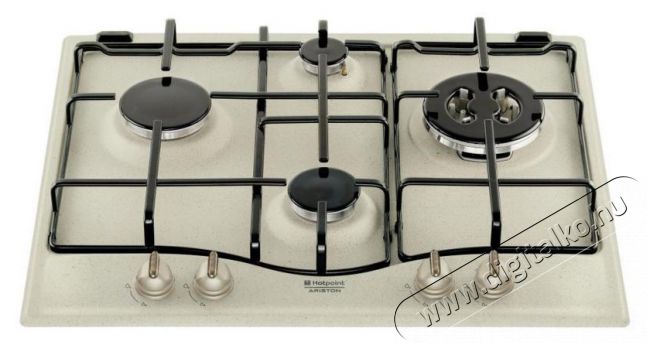 Hotpoint Ariston PC 640T(OW) GH R /HA gázfőzőlap Konyhai termékek - Sütő-főzőlap, tűzhely (beépíthető) - Gázfőzőlap (beépíthető) - 306199