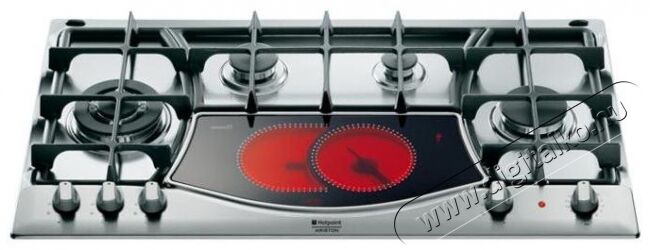 Hotpoint Ariston PH 941MSTV GH/HA EE Gáz főzőlap Konyhai termékek - Sütő-főzőlap, tűzhely (beépíthető) - Gázfőzőlap (beépíthető) - 281100