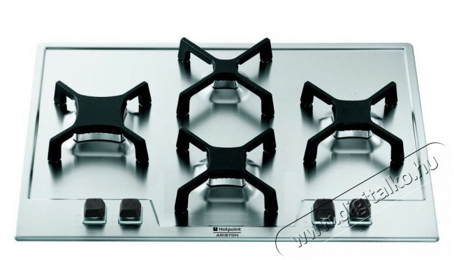 Hotpoint Ariston PO 740 ES (IX)/HA gázfőzőlap Konyhai termékek - Sütő-főzőlap, tűzhely (beépíthető) - Gázfőzőlap (beépíthető) - 296909