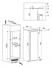 Hotpoint Ariston SZ 12 A1 D/HA hűtőszekrény Konyhai termékek - Hűtő, fagyasztó (beépíthető) - Egyajtós hűtő - 306206