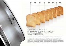 Hotpoint Ariston TT 44E AX0 Kenyérpirító Konyhai termékek - Konyhai kisgép (sütés / főzés / hűtés / ételkészítés) - Kenyérpirító - 281224