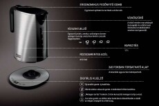 Hotpoint Ariston WK 24E AX0 Vízforraló Konyhai termékek - Vízforraló / teafőző - 281060
