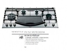 Hotpoint Ariston PH 941MSTB (IX)/HA gázfőzőlap Konyhai termékek - Sütő-főzőlap, tűzhely (beépíthető) - Gázfőzőlap (beépíthető) - 268169