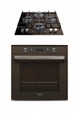 Hotpoint Ariston FI7 861 SH CF HA beépíthető sütő + TQG 641 /HA (CF) főzőlap Konyhai termékek - Sütő-főzőlap, tűzhely (beépíthető) - Sütő-főzőlap szett (beépíthető) - 347723