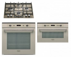 Hotpoint Ariston FI7 861 SH DS HA beépíthető sütő + TQG 641 /HA(DS) főzőlap + MD 764 DS HA mikrohullámú sütő Konyhai termékek - Sütő-főzőlap, tűzhely (beépíthető) - Sütő-főzőlap szett (beépíthető) - 347718
