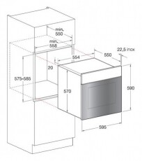 Hotpoint Ariston FK89EL .20 X/HA (CF) Sütő Konyhai termékek - Sütő-főzőlap, tűzhely (beépíthető) - Sütő (beépíthető) - 281091