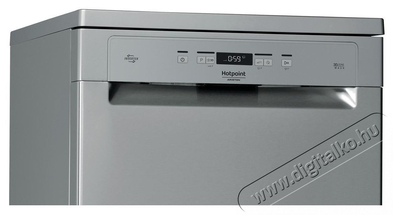 Hotpoint HFC3C41CWX Mosogat&oacute;g&eacute;p, Rozsdamentes ac&eacute;l Konyhai term&eacute;kek - Mosogat&oacute;g&eacute;p - Norm&aacute;l (60cm) szabadon&aacute;ll&oacute; mosogat&oacute;g&eacute;p - 535329
