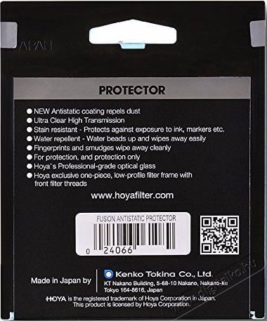 Hoya Fusion Protector 40.5MM lencsevédő Fotó-Videó kiegészítők - Szűrő - Protector (Védő) szűrő