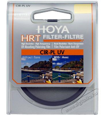 Hoya HRT CPL Cirkulár Polár + UV Szűrő 55mm Fotó-Videó kiegészítők - Szűrő - Polár szűrő - 261291