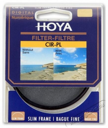 Hoya CPL Cirkulár Polár Slim (Vékony perem) Szűrő 43mm Fotó-Videó kiegészítők - Szűrő - Polár szűrő - 275360