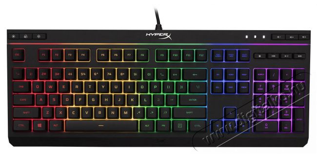 HP RENEW HyperX Alloy Core RGB US fekete gamer billentyűzet Iroda és számítástechnika - Billentyűzet / billentyűzet szett - Vezetékes - 514023