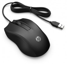 HP 100 vezetékes fekete egér Iroda és számítástechnika - Egér - Vezetékes egér - 430866