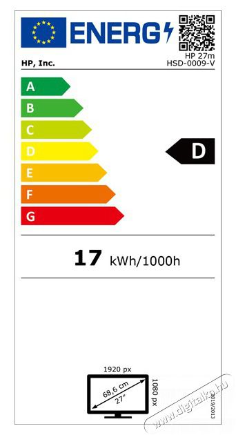 HP 27 3WL48AA 27m full HD IPS LED VGA HDMI monitor Iroda &eacute;s sz&aacute;m&iacute;t&aacute;stechnika - Monitor - Monitor - 428728