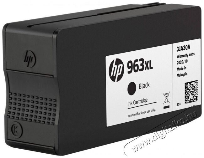 HP 3JA30AE (963XL) fekete tintapatron Iroda és számítástechnika - Számítógép tartozék - Táp kábel - 367677