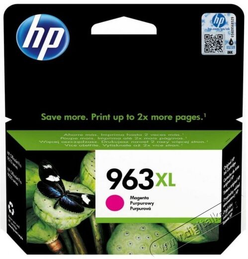 HP 3JA28AE (963XL) magenta tintapatron Iroda és számítástechnika - Nyomtató - Kiegészítő - 367673