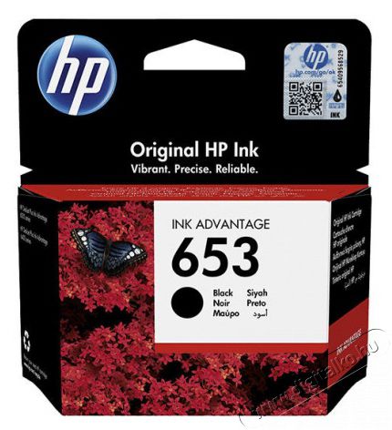 HP 3YM75AE (653) tintapatron - fekete Iroda és számítástechnika - Nyomtató - Kiegészítő - 380138