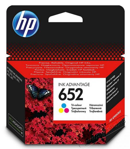 HP 652 SZINES (F6V24AE9) TINTAPATRON Iroda és számítástechnika - Nyomtató - Kiegészítő - 327163