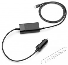 HP 65W USB-C Auto Adapter Tv kiegészítők - Kábel / csatlakozó - Csatlakozó / elosztó / átalakító - 380139