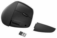 HP 6H1A4AA 920 vezeték nélküli fekete vertikális egér Iroda és számítástechnika - Egér - Vezeték nélküli egér - 514828