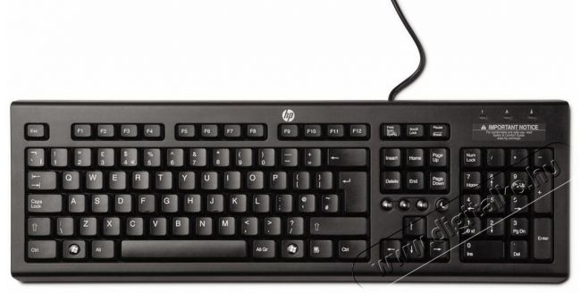 HP Classic Wired billentyűzet (WZ972AA) Iroda és számítástechnika - Billentyűzet / billentyűzet szett - Vezetékes - 317719