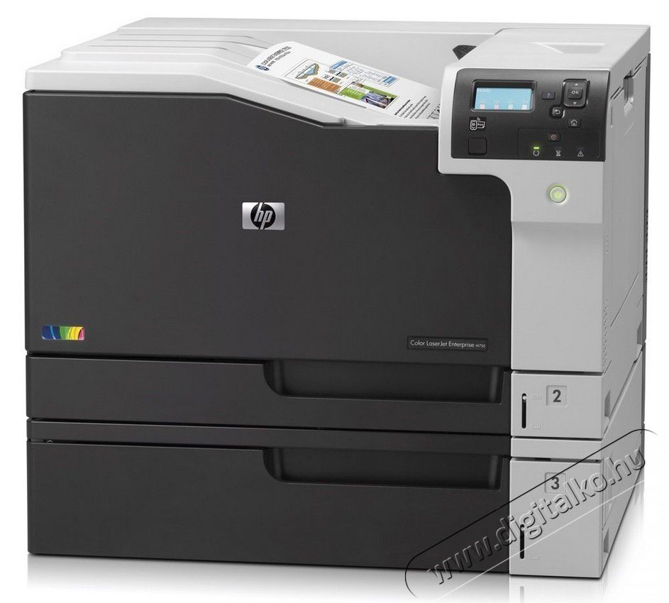 HP Color LaserJet Enterprise M750dn (D3L09A) színes lézernyomtató Iroda és számítástechnika - Nyomtató - Lézer - 319426