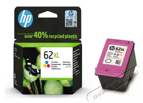HP C2P07AE (62XL) háromszínű nagykapacítású tintapatron Iroda és számítástechnika - Nyomtató - Kiegészítő - 380143