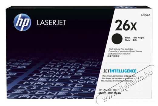 HP CF226X (26X) Fekete nagykapcítású toner Iroda és számítástechnika - Nyomtató - Kiegészítő - 393312