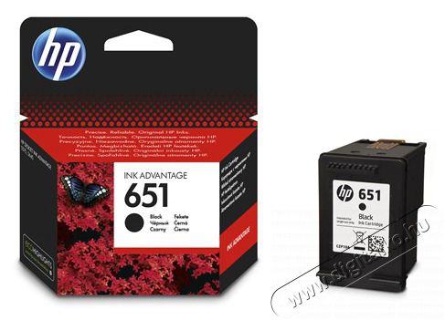 HP C2P10AE (651) fekete tintapatron Iroda és számítástechnika - Nyomtató - Kiegészítő - 398012