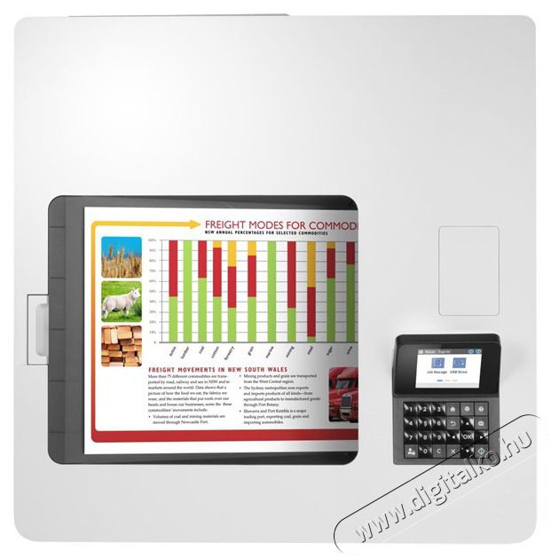 HP Color LaserJet Enterprise M554dn színes lézer nyomtató Iroda és számítástechnika - Nyomtató - Lézer - 416748