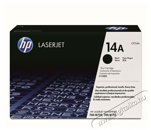 HP CF214A (14A) fekete toner Iroda &eacute;s sz&aacute;m&iacute;t&aacute;stechnika - Nyomtat&oacute; - Kieg&eacute;sz&iacute;tő - 440588