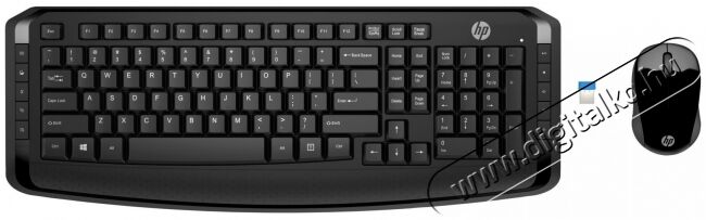 HP Deskset 300 vezeték nélküli billentyűzet + egér Iroda és számítástechnika - Billentyűzet / billentyűzet szett - Vezeték nélküli - 367621