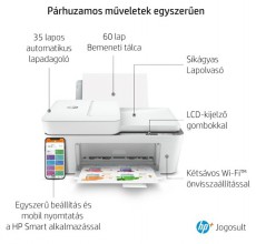 HP DeskJet Plus 4120E Tintasugaras multifunkciós Instant Ink ready nyomtató Iroda és számítástechnika - Nyomtató - Multifunkciós (tintasugaras) - 392498