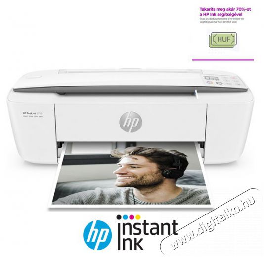 HP DeskJet 3750 tintasugaras multifunkciós Instant Ink ready nyomtató Iroda és számítástechnika - Nyomtató - Tintasugaras / fotónyomtató - 393136