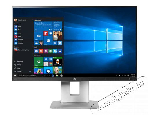 HP EliteDisplay E230t éritőkijelzős LED monitor Iroda és számítástechnika - Monitor - Érintőképernyős monitor - 317787