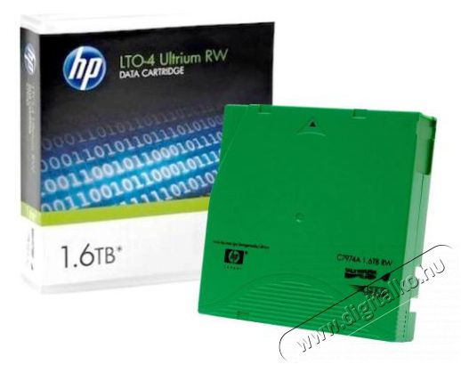 HP E LTO-4 Ultrium 1,6 TB RW Data Cartridge Iroda és számítástechnika - Adattároló / merevlemez - Kiegészítő - 393468