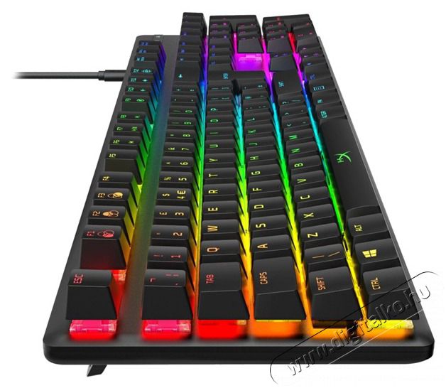 HP HyperX Alloy Origins (HyperX red) UK Vil&aacute;g&iacute;t&oacute; mechanikus gamer billentyűzet Iroda &eacute;s sz&aacute;m&iacute;t&aacute;stechnika - Billentyűzet / billentyűzet szett - Vezet&eacute;kes - 392502