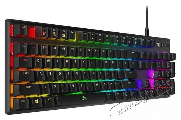 HP HyperX Alloy Origins (AQUA switches) US vil&aacute;g&iacute;t&oacute; gamer billentyűzet Iroda &eacute;s sz&aacute;m&iacute;t&aacute;stechnika - Billentyűzet / billentyűzet szett - Vezet&eacute;kes - 393457