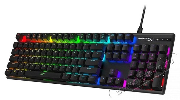 HP HyperX Alloy Origins (AQUA switches) US vil&aacute;g&iacute;t&oacute; gamer billentyűzet Iroda &eacute;s sz&aacute;m&iacute;t&aacute;stechnika - Billentyűzet / billentyűzet szett - Vezet&eacute;kes - 393457