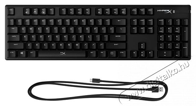 HP HyperX Alloy Origins (AQUA switches) US vil&aacute;g&iacute;t&oacute; gamer billentyűzet Iroda &eacute;s sz&aacute;m&iacute;t&aacute;stechnika - Billentyűzet / billentyűzet szett - Vezet&eacute;kes - 393457