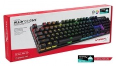 HP HyperX Alloy Origins (AQUA switches) US vil&aacute;g&iacute;t&oacute; gamer billentyűzet Iroda &eacute;s sz&aacute;m&iacute;t&aacute;stechnika - Billentyűzet / billentyűzet szett - Vezet&eacute;kes - 393457