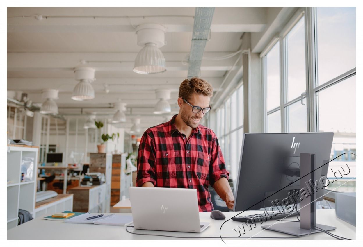 HP Led Ips Monitor 23.8 EliteDisplay E243d 1920 x 1080, 16:9, 1000:1, 250cd, 7ms, HDMI, VGA Iroda &eacute;s sz&aacute;m&iacute;t&aacute;stechnika - Monitor - Monitor - 487119