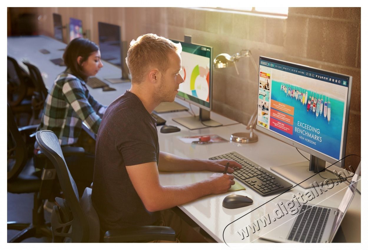 HP Led Ips Monitor 23.8 EliteDisplay E243d 1920 x 1080, 16:9, 1000:1, 250cd, 7ms, HDMI, VGA Iroda &eacute;s sz&aacute;m&iacute;t&aacute;stechnika - Monitor - Monitor - 487119