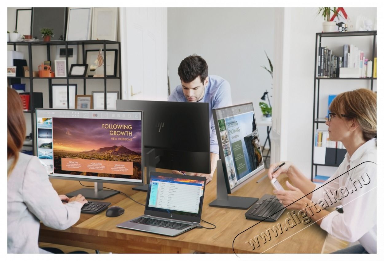 HP Led Ips Monitor 23.8 EliteDisplay E243d 1920 x 1080, 16:9, 1000:1, 250cd, 7ms, HDMI, VGA Iroda &eacute;s sz&aacute;m&iacute;t&aacute;stechnika - Monitor - Monitor - 487119