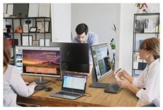 HP Led Ips Monitor 23.8 EliteDisplay E243d 1920 x 1080, 16:9, 1000:1, 250cd, 7ms, HDMI, VGA Iroda &eacute;s sz&aacute;m&iacute;t&aacute;stechnika - Monitor - Monitor - 487119