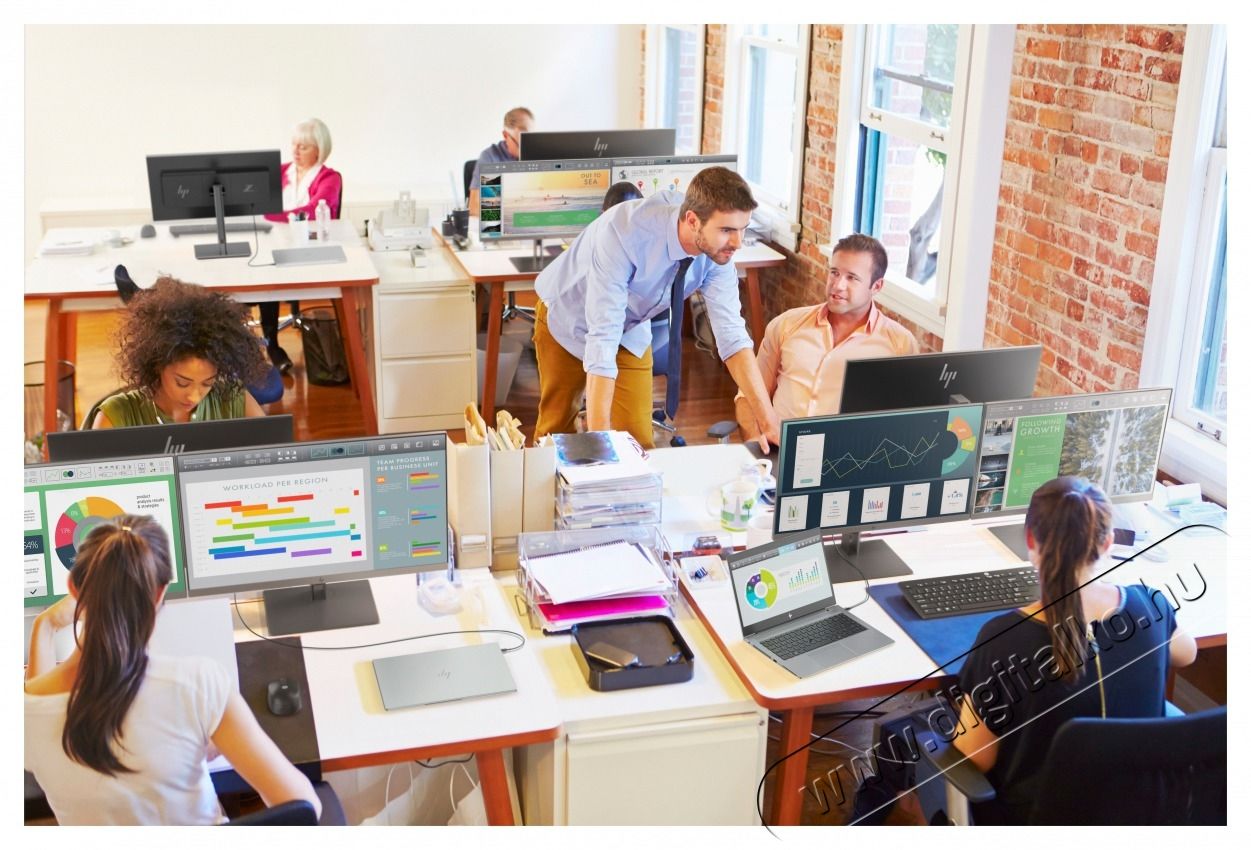 HP Led Ips Monitor 23.8 EliteDisplay E243d 1920 x 1080, 16:9, 1000:1, 250cd, 7ms, HDMI, VGA Iroda &eacute;s sz&aacute;m&iacute;t&aacute;stechnika - Monitor - Monitor - 487119