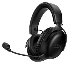 HP HyperX Cloud III Wireless fekete gamer headset Audio-Video / Hifi / Multimédia - Fül és Fejhallgatók - Fejhallgató mikrofonnal / headset - 496866