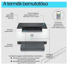 HP LaserJet M207DW Fekete-feh&eacute;r l&eacute;zer nyomtat&oacute;, A4, duplex, Ethernet, Wi-Fi Iroda &eacute;s sz&aacute;m&iacute;t&aacute;stechnika - Nyomtat&oacute; - L&eacute;zer - 532585