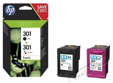 HP N9J72AE 301 tri-color és fekete tintapatron csomag Iroda és számítástechnika - Nyomtató - Kiegészítő - 410221