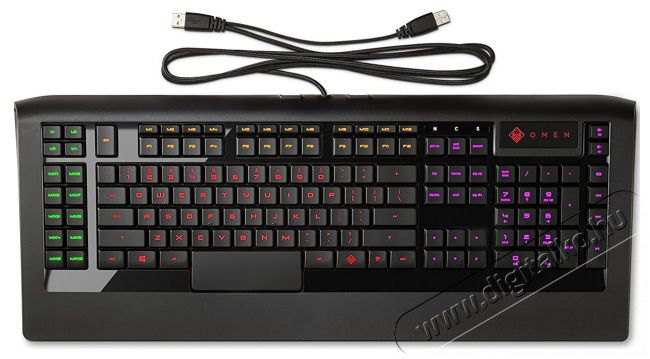 HP OMEN Keyboard with SteelSeries billentyűzet (X7Z97AA) Iroda és számítástechnika - Billentyűzet / billentyűzet szett - Vezetékes - 317868